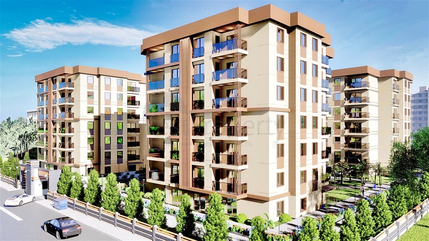 Apartments 1 + 1, 2 + 1, 3 + 1 in Kepez area - Antalya