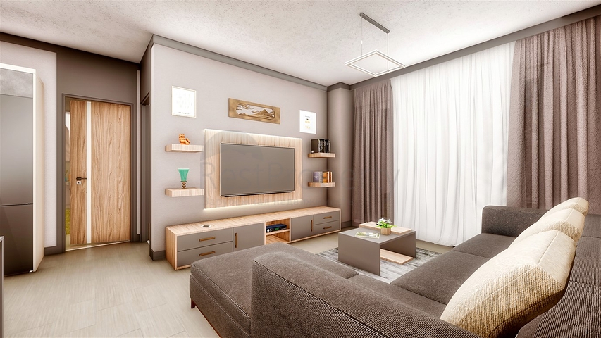 Apartments 1 + 1, 2 + 1, 3 + 1 in Kepez area - Antalya