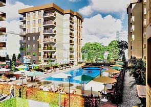 Apartments 1 + 1, 2 + 1, 3 + 1 in Kepez area - Antalya