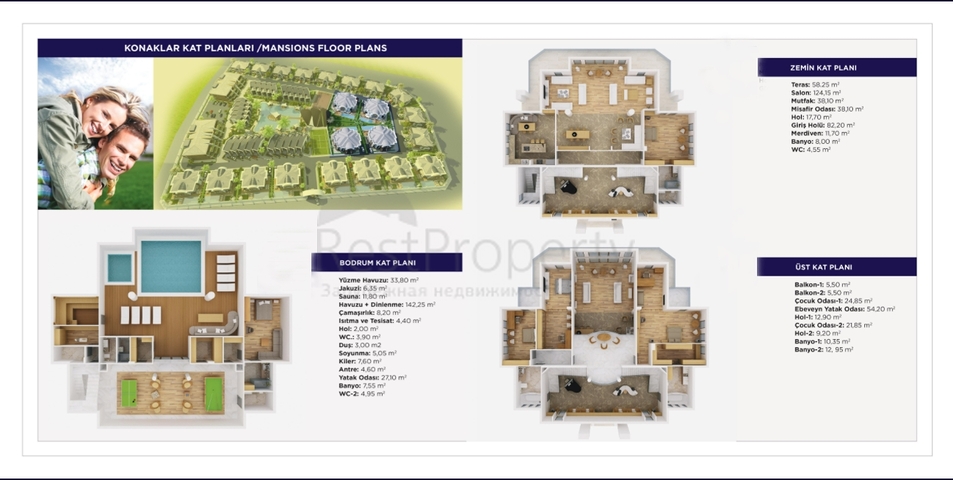 Elite complex of villas in Dosemealti Antalya