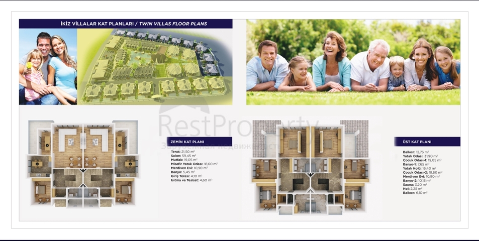 Elite complex of villas in Dosemealti Antalya