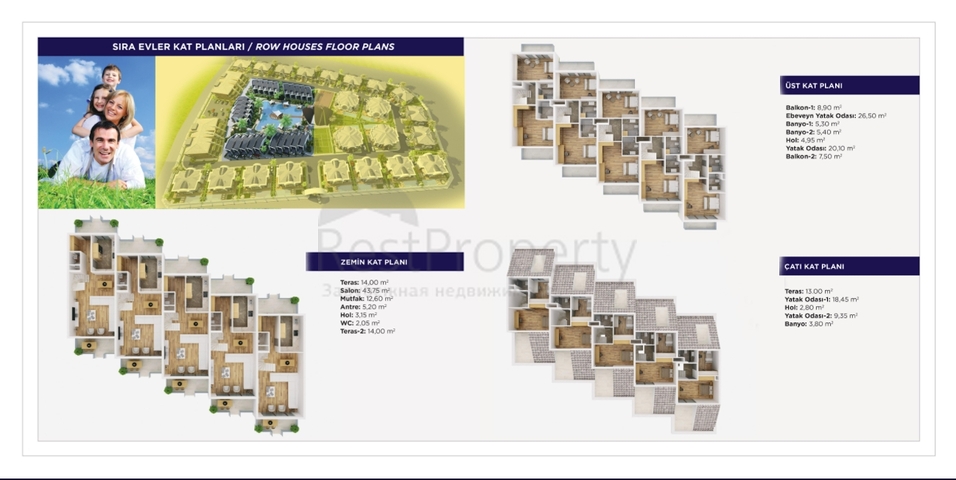Elite complex of villas in Dosemealti Antalya