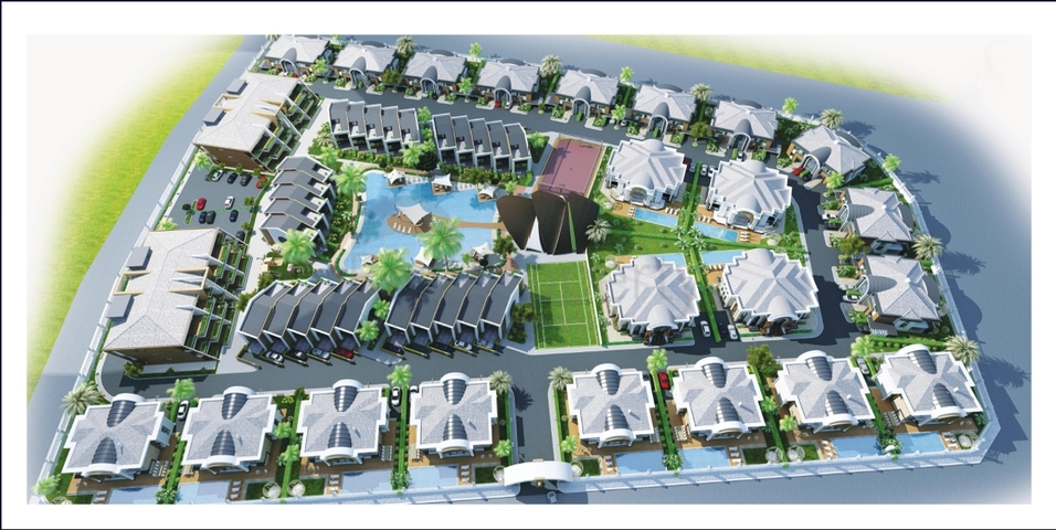 Elite complex of villas in Dosemealti Antalya