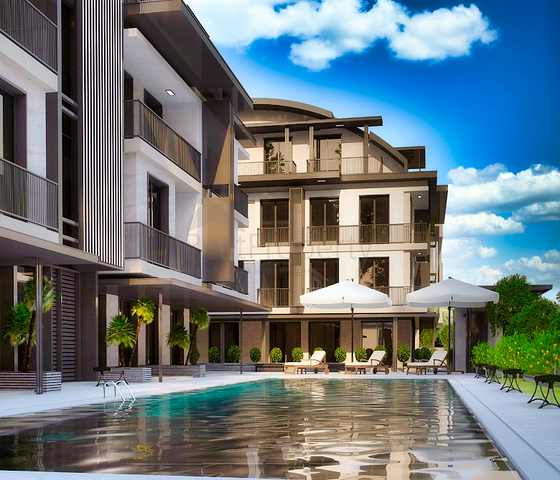 Apartments 1 + 1, 2 + 1.3 + 1.4 + 1 in a cozy complex in Lara district - Antalya Apartments 1 + 1, 2 + 1.3 + 1.4 + 1 in a cozy complex in Lara district - Antalya