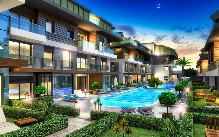 New residential complex with rich infrastructure in the Lara area