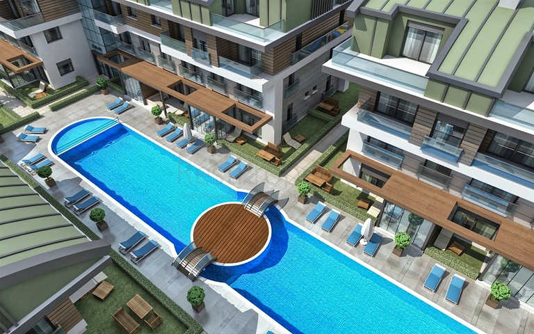 New residential complex with rich infrastructure in the Lara area