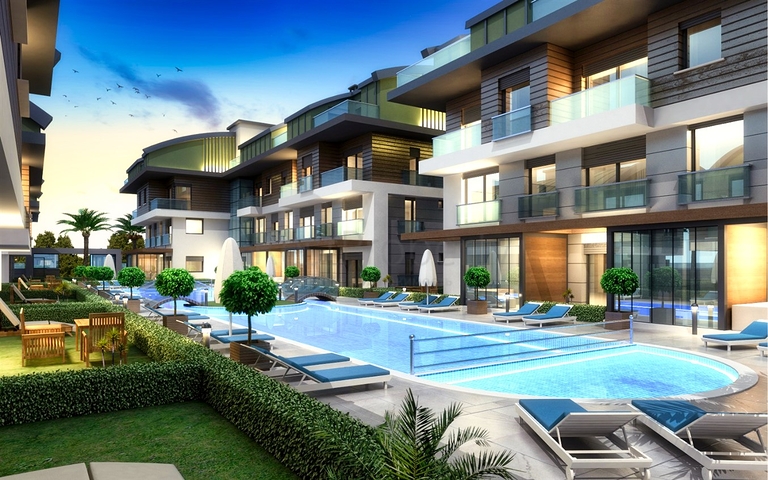 New residential complex with rich infrastructure in the Lara area