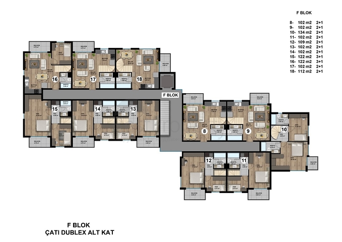 New residential complex with rich infrastructure in the Lara area