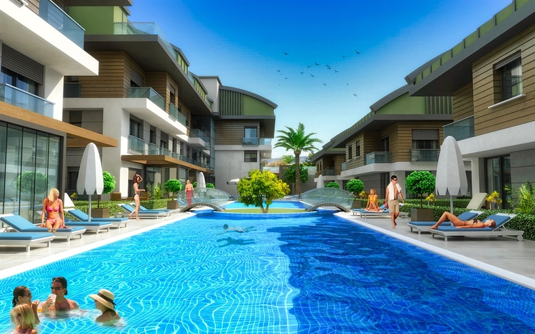 New residential complex with rich infrastructure in the Lara area