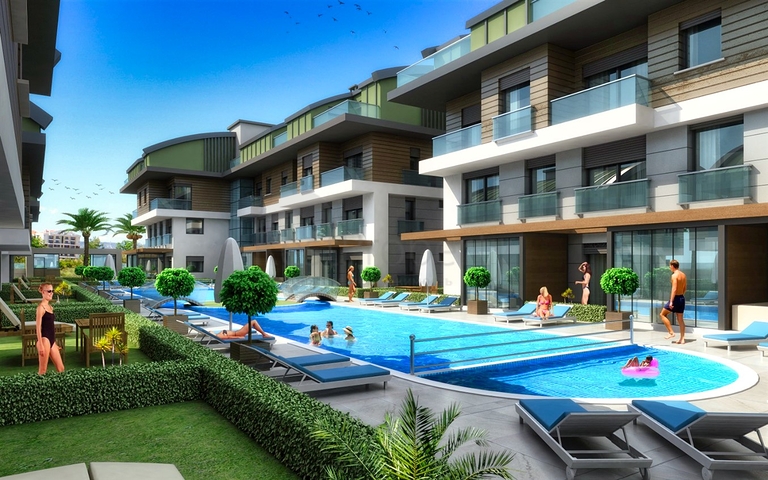 New residential complex with rich infrastructure in the Lara area