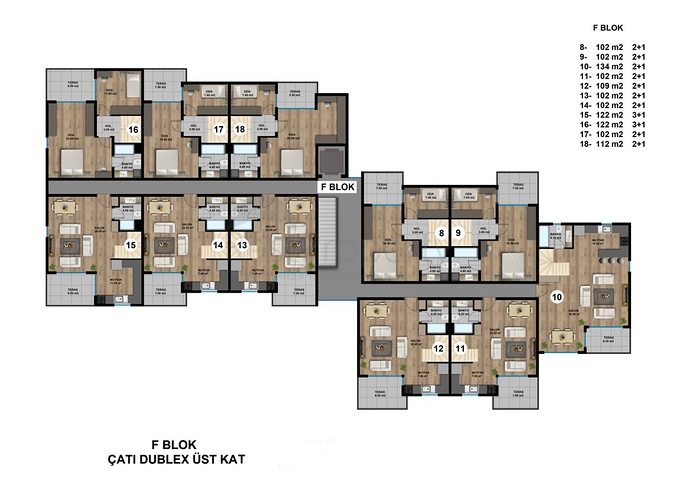 New residential complex with rich infrastructure in the Lara area