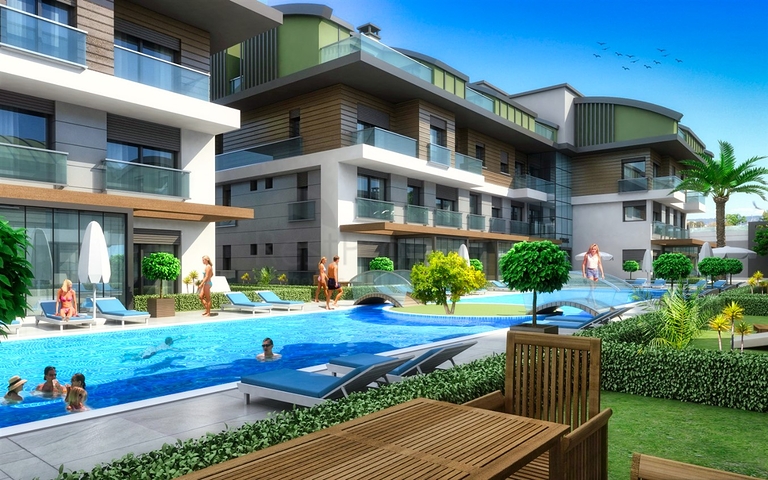 New residential complex with rich infrastructure in the Lara area