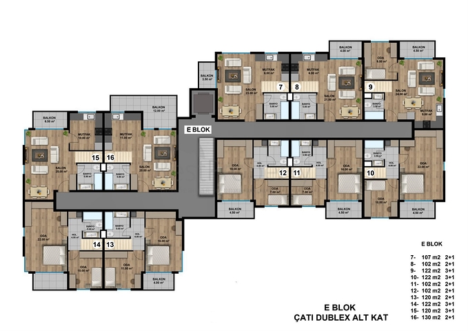 New residential complex with rich infrastructure in the Lara area