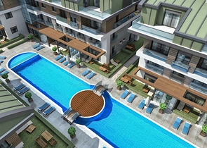 New residential complex with rich infrastructure in the Lara area