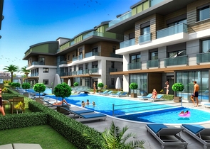 New residential complex with rich infrastructure in the Lara area