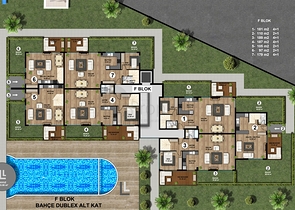 New residential complex with rich infrastructure in the Lara area