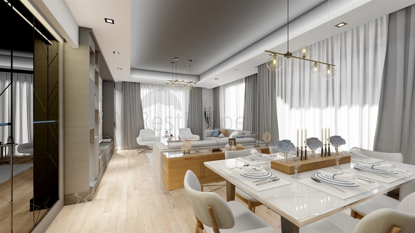 Apartments 3 + 1 in a new complex from the developer Kepez / Antalya