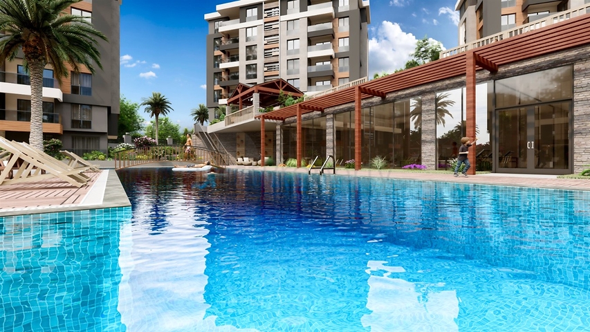 Apartments 3 + 1 in a new complex from the developer Kepez / Antalya