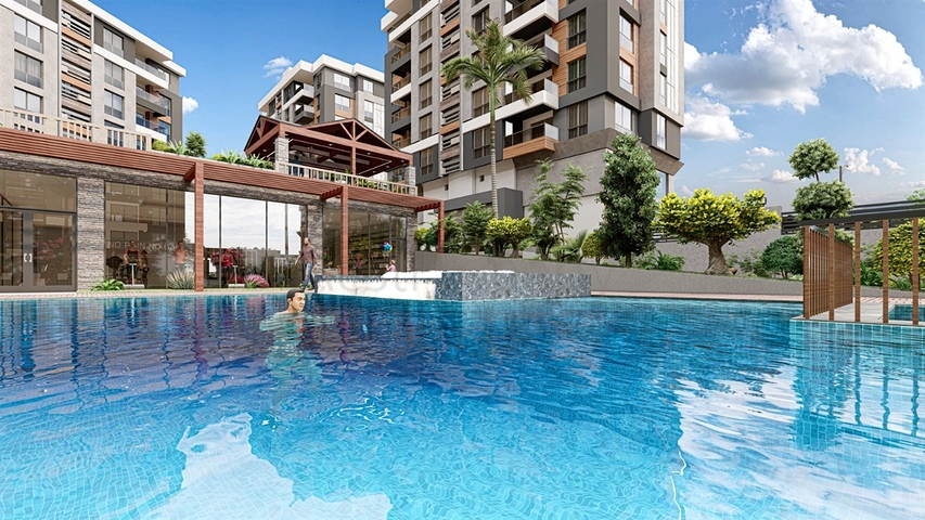 Apartments 3 + 1 in a new complex from the developer Kepez / Antalya