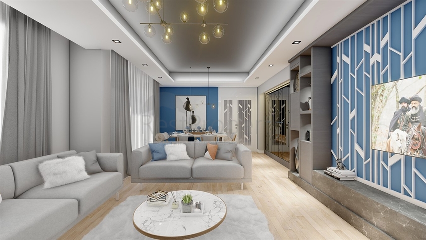 Apartments 3 + 1 in a new complex from the developer Kepez / Antalya