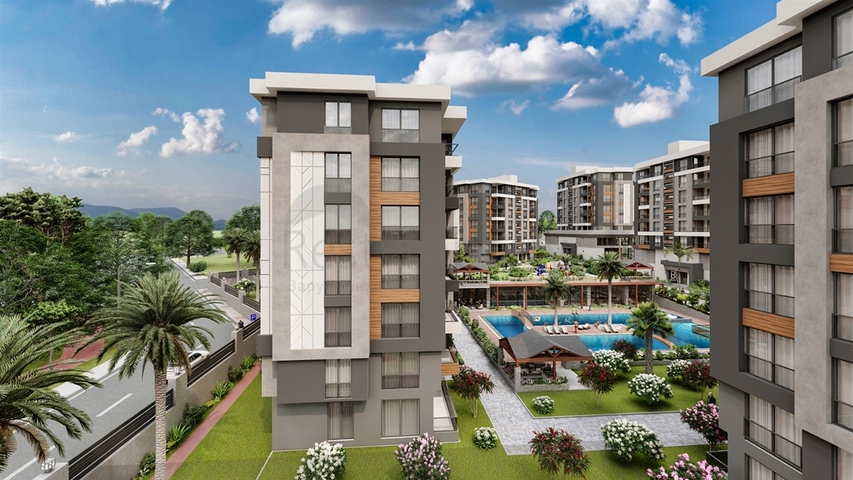 Apartments 3 + 1 in a new complex from the developer Kepez / Antalya