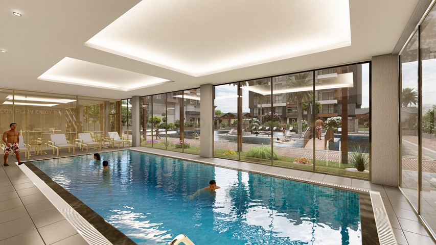 Apartments 3 + 1 in a new complex from the developer Kepez / Antalya