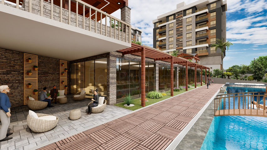 Apartments 3 + 1 in a new complex from the developer Kepez / Antalya