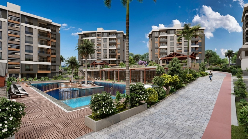 Apartments 3 + 1 in a new complex from the developer Kepez / Antalya