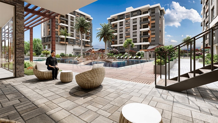 Apartments 3 + 1 in a new complex from the developer Kepez / Antalya