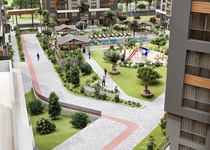 Apartments 3 + 1 in a new complex from the developer Kepez / Antalya