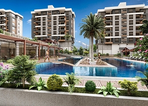 Apartments 3 + 1 in a new complex from the developer Kepez / Antalya