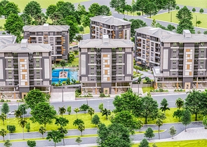 Apartments 3 + 1 in a new complex from the developer Kepez / Antalya