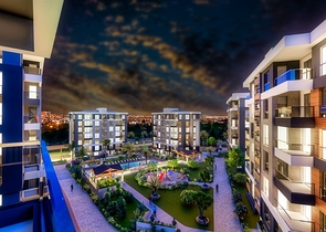 Apartments 3 + 1 in a new complex from the developer Kepez / Antalya
