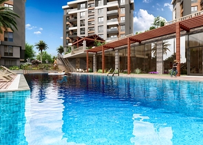 Apartments 3 + 1 in a new complex from the developer Kepez / Antalya