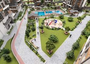 Apartments 3 + 1 in a new complex from the developer Kepez / Antalya