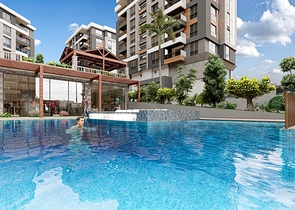 Apartments 3 + 1 in a new complex from the developer Kepez / Antalya