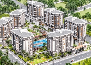 Apartments 3 + 1 in a new complex from the developer Kepez / Antalya