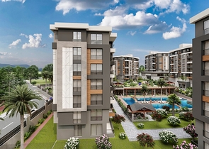 Apartments 3 + 1 in a new complex from the developer Kepez / Antalya