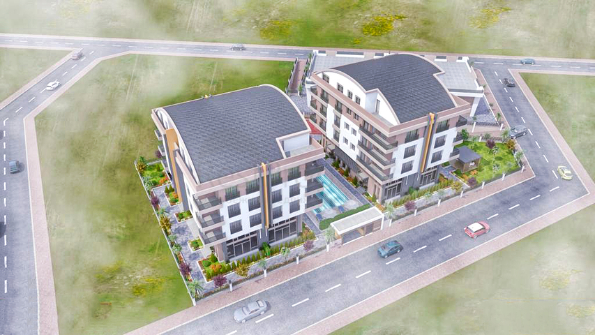 Apartments 3 + 1 in Kepez area - Antalya