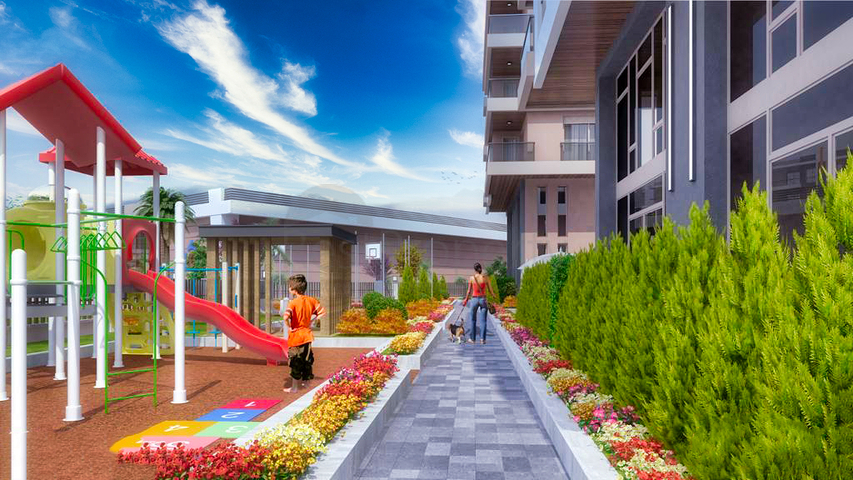 Apartments 3 + 1 in Kepez area - Antalya