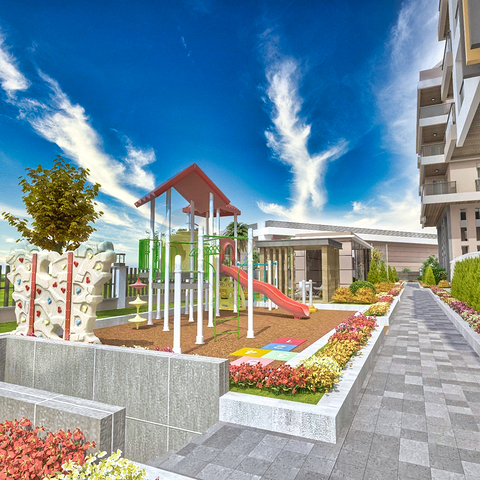Apartments 3 + 1 in Kepez area - Antalya