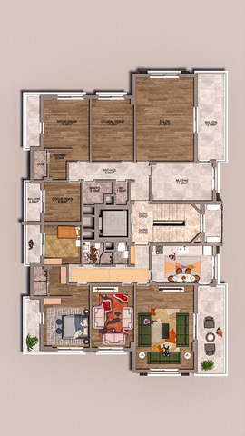 3+1 apartments in Kepez - Antalya