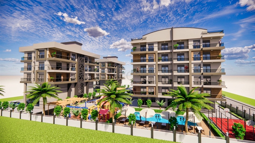 3+1 apartments in Kepez - Antalya