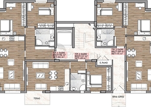 1+1 , 2+1 , 3+1 apartments in Kepez - Antalya