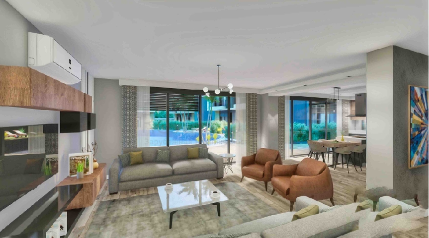 Villas in a luxurious 5 + 1 complex in the prestigious Lara - Antalya