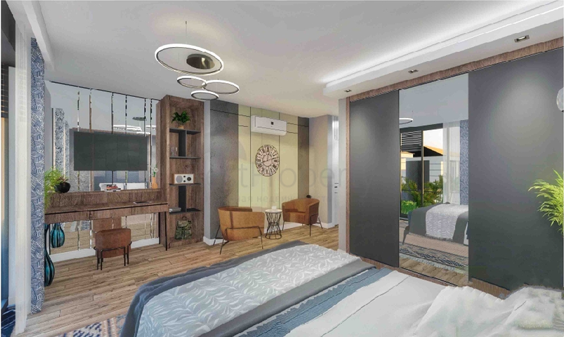 Villas in a luxurious 5 + 1 complex in the prestigious Lara - Antalya