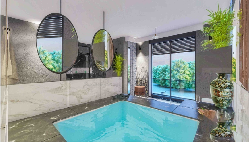 Villas in a luxurious 5 + 1 complex in the prestigious Lara - Antalya