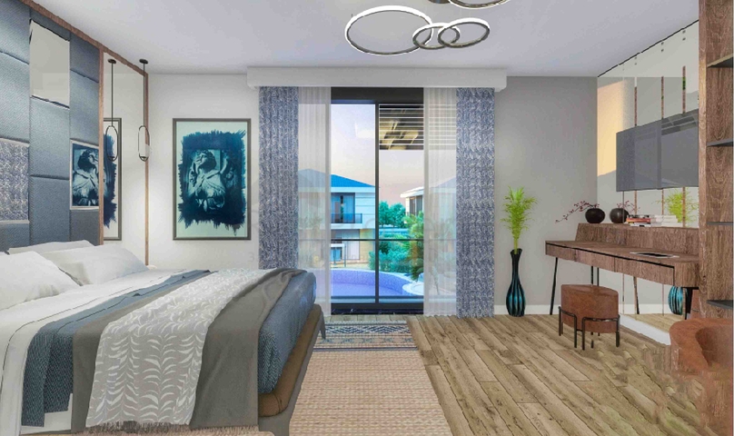 Villas in a luxurious 5 + 1 complex in the prestigious Lara - Antalya