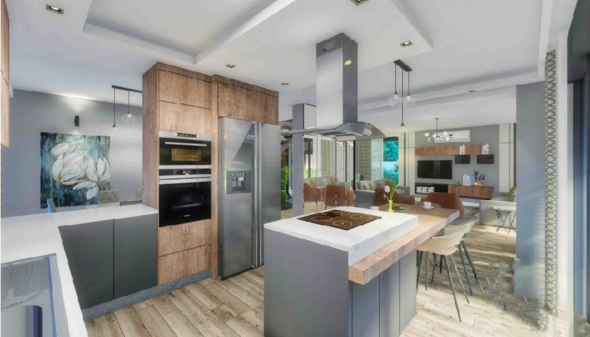 Villas in a luxurious 5 + 1 complex in the prestigious Lara - Antalya