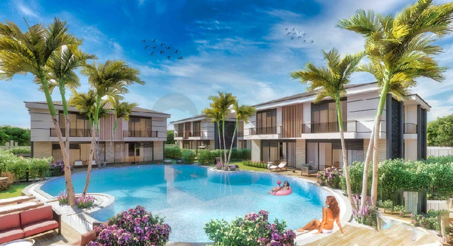 Villas in a luxurious 5 + 1 complex in the prestigious Lara - Antalya